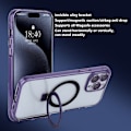 Pikkukuva 2 / 6: Iskunkestävä mobiilikotelo jalustalla iPhonelle iPhone 14 Hopea