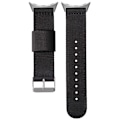 Miniatyrbild 1 av 4: Nylonflätad klockarmband för Google Pixel Watch 1/2/3 Svart