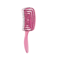 Miniatyrbild 1 av 3: Ergonomisk böjd ventilborste för hårbottenmassage Rosa