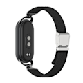 Miniatyrbillede 5 af 5: Stilfuld flettet spænderem til Xiaomi Mi Band 9/10 Sort