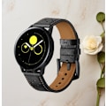 Miniatyrbillede 4 af 4: Læderrem til Samsung Galaxy Watch Active Sort