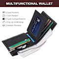 Miniatyrbillede 3 af 3: RFID-blokerende pung, Slim Wallet til mænd