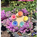 Miniatyrbild 10 av 10: Bi-vattenfontän i hartsblomma (set om 2) Flerfärgad