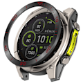 Miniatyrbillede 5 af 5: Premium Garmin Tactix 8 AMOLED Bezel - Sort & Rød Accent