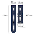 Pikkukuva 3 / 5: Silikoniranneke Garmin Forerunner 265S: Garmin Forerunner 265S Tummansininen 18 mm