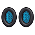 Pikkukuva 1 / 5: INF Laadukkaat korvatyynyt Bose QC 35/25/15 kuulokkeille 1 pari Musta + Sininen