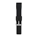 Miniatyrbillede 4 af 4: Silikone urrem til Huawei GT5/GT4/Watch4 Sort + Sølv 22 mm