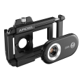 Miniatyrbild 5 av 11: 3-i-1 Clip-on telefonmikroskoplins med LED-ljus