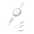 Miniatyrbild 1 av 2: Foneng X113 3-i-1 Kabel 1,1M Vit