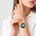 Miniatyrbild 6 av 7: Klockarmband i äkta läder för Samsung Watch 4/5/6/7 Svart