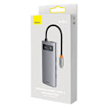 Miniatyrbild 7 av 11: Hub 4in1 Baseus Metal Gleam Series, USB-C till 4x USB 3.0
