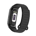 Miniatyrbillede 3 af 6: Stilfuldt magnetisk silikonearmbånd til Fitbit Charge 6 Sort