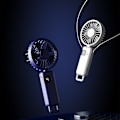 Miniatyrbild 2 av 4: Digital Display Folding Fan Vit