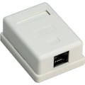 Miniatyrbild 1 av 3: 1-port RJ45-kopplingsdosa, CAT 6, UTP, vit