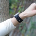 Miniatyrbillede 6 af 7: Åndbar magnetrem til Apple Watch Series 1-9 generationer 42/44/45 mm Sort