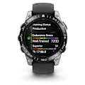 Miniatyrbillede 2 af 4: Rustfri stålkantring til Garmin Fenix 8 Sort 51 MM