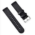 Miniatyrbillede 1 af 4: Flettet nylonrem til Huawei Watch GT4 Sort 18 mm