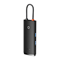 Pikkukuva 8 / 11: Hub Baseus OS Lite 6-portti (C-tyyppi HDMI+USB3.0*2+PD+SD/TF) (musta