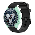 Miniatyrbillede 3 af 8: Urrem 20 mm Omega/Huawei/Samsung Galaxy Watch silikone Sort