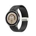 Miniatyrbillede 1 af 5: Silikone urrem til Samsung Watch 5 Pro Sort