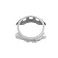 Miniatyrbild 1 av 3: TPU-fodral med vit läderstruktur för Garmin Fenix 8 47MM