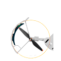 Miniatyrbillede 2 af 6: Propelbeskyttelse propelbeskytter propeldæksel DJI Mini 3 Pro Rød