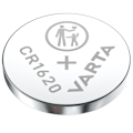 Miniatyrbild 3 av 3: CR1620 3V Lithium Knappcellsbatteri 2-pack