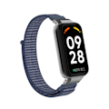 Miniatyrbillede 3 af 4: Nylon urrem til Xiaomi Redmi Band 2/8 Active Mørkeblå