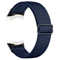 Miniatyrbild 1 av 6: Klockarmband i Nylon för Fitbit Charge 5/6 Marinblå