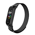 Miniatyrbillede 1 af 4: Metalstrop til Xiaomi Mi Band 7 Sort