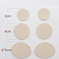 Miniatyrbillede 1 af 2: Reparationsmærker til skohæl - 6 selvklæbende lapper (2S+2M+2L) Beige