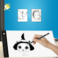Miniatyrbild 5 av 8: LED Light Pad Light Box Set 9 delar Svart 335x235x3.5 mm