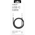 Miniatyrbild 3 av 3: USB-C - USB-C-kabel 60W 1,5 m Svart