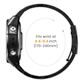 Miniatyrbillede 4 af 5: Hurtigudløser Titanium Urrem til Garmin Fenix 7X 6X Pro 5X Plus Sort 26 mm