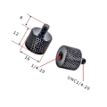 Pikkukuva 2 / 3: Adapteri 1/4" to M10 jalustalle ja kameroille - 5 kpl 1/4-20