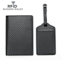 Miniatyrbillede 1 af 3: Rejsepung/Pasholder i læder med RFID-blokering model 2