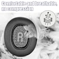 Miniatyrbild 5 av 7: INF 1 par öronkuddar för JBL TUNE 700BT/710BT/700BTNC/750BT/760BTNC Svart