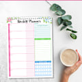 Miniatyrbild 2 av 3: Veckoplanerare D - PVC Double Coil Bound Agenda för tidshantering