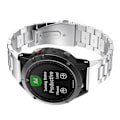 Miniatyrbillede 3 af 4: Sølvfarvet urrem i rustfrit stål 20 mm til Garmin Fenix 8/7/6/5
