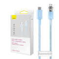 Miniatyrbillede 2 af 11: Hurtig opladningskabel Baseus USB-C til Lightning Explorer Series 2m, 20W (blå)