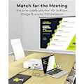 Miniatyrbild 9 av 11: USB-C™-till-DisplayPort™-kabel 4K @ 60 Hz, 1 m, svart
