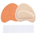 Miniatyrbillede 1 af 3: Svampe forfodspuder (3 par) Beige