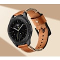 Miniatyrbillede 3 af 4: Elegant brun læderrem til Galaxy Watch 5/5 Pro