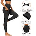 Pikkukuva 2 / 6: Leggingsit - Thermal Inner Fleece Vuorattu Musta XL