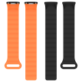 Miniatyrbillede 2 af 3: Magnetisk rem til Xiaomi Mi Band 8 Pro Sort+orange