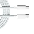 Pikkukuva 3 / 6: 2 kpl 1,5 m USB C-C -kaapeli Valkoinen