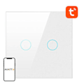 Miniatyrbillede 1 af 4: Smart lyskontakt ZigBee Avatto LZTS02-EU-W2 2-vejs Nej Neutral TUYA (hvid)