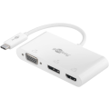 Miniatyrbild 1 av 5: USB-C™ multiportadapter till VGA, DisplayPort™, HDMI™