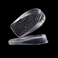Miniatyrbild 2 av 6: Male Model Silicone Invisible Heightening Insoles 1 Par Transparent Inner height increase: 3 cm