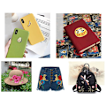 Miniatyrbillede 3 af 3: Broderede patches-klistermærker 15-dele